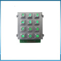 IP65 defend grade waterproof outdoor payphone keypad